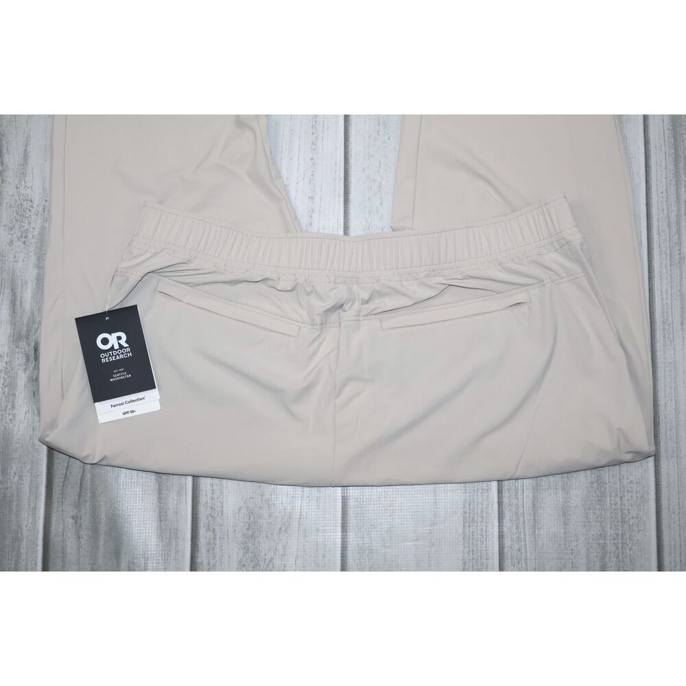 NEW Outdoor Research Ferrosi Transit Pants Women's Dark Sand XL Hiking Travel - Picture 10 of 10